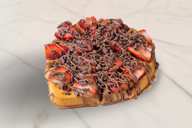 Strawberry Chocolate Indulgence Waffle