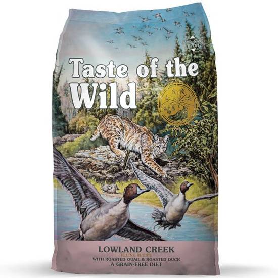 Alimento seco para gato Taste Of the Wild  Libre de grano Lowland Creek 2.27kg
