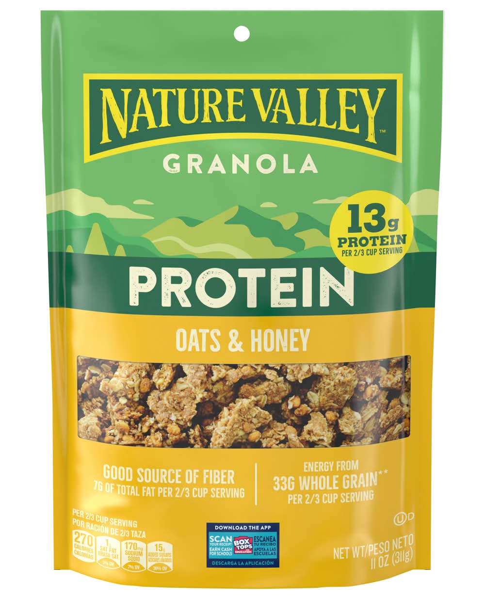 Nature Valley Granola, Oats - Honey Protein (11 oz)