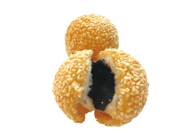 ごま団子 (2ケ） Deep Fried Sesame Dumplings (2 Pieces)