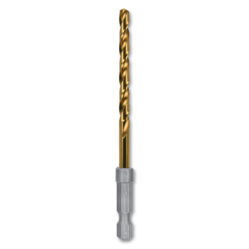 Kobalt 3/16-in x 3-3/4-in Titanium Coated Hss Jobber Length Twist Drill Bit | 80858