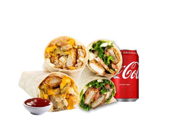 Wraps x2 + Bebida