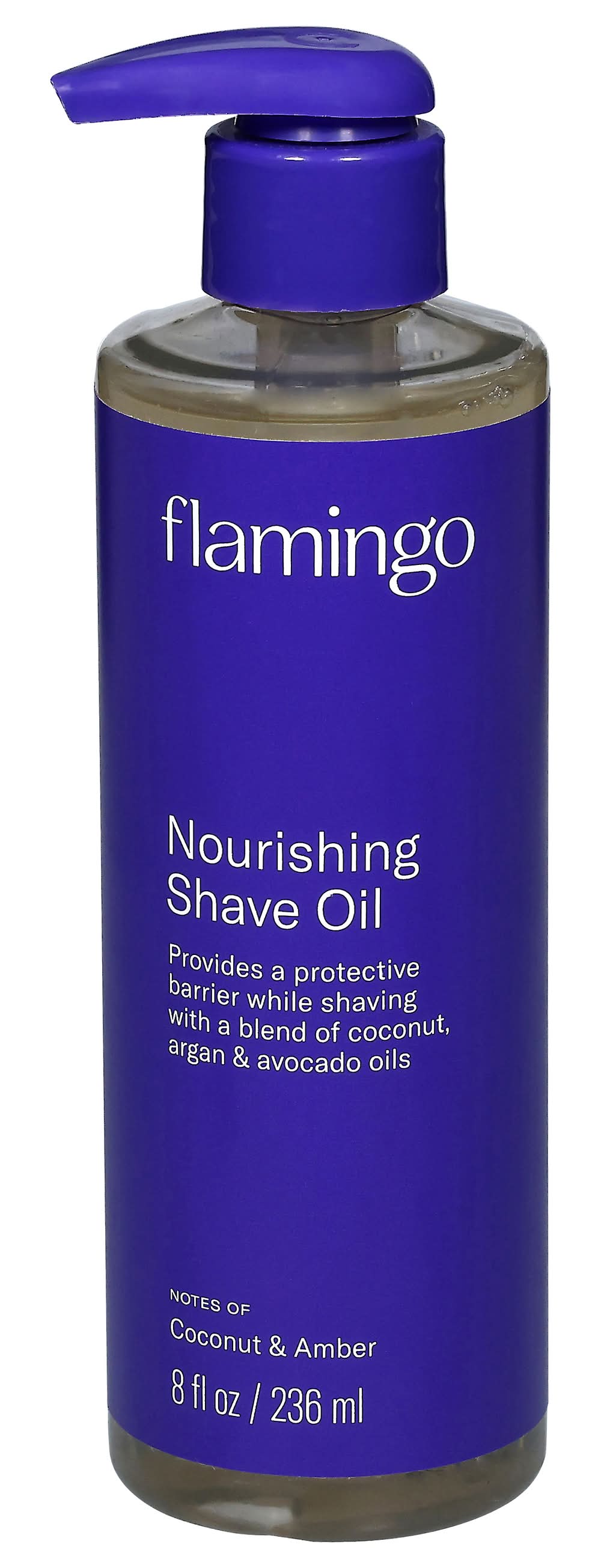 Flamingo Nourishing Shaving Oil, Coconut-Amber, Women (8 fl oz)