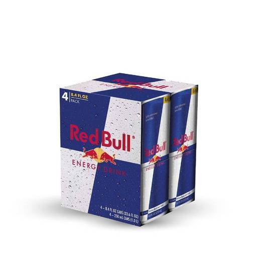 Four Pack Red Bull 250 ml Variedades