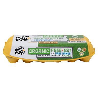 The Happy Egg Co. Organic Grade a Large Eggs (12 ct)