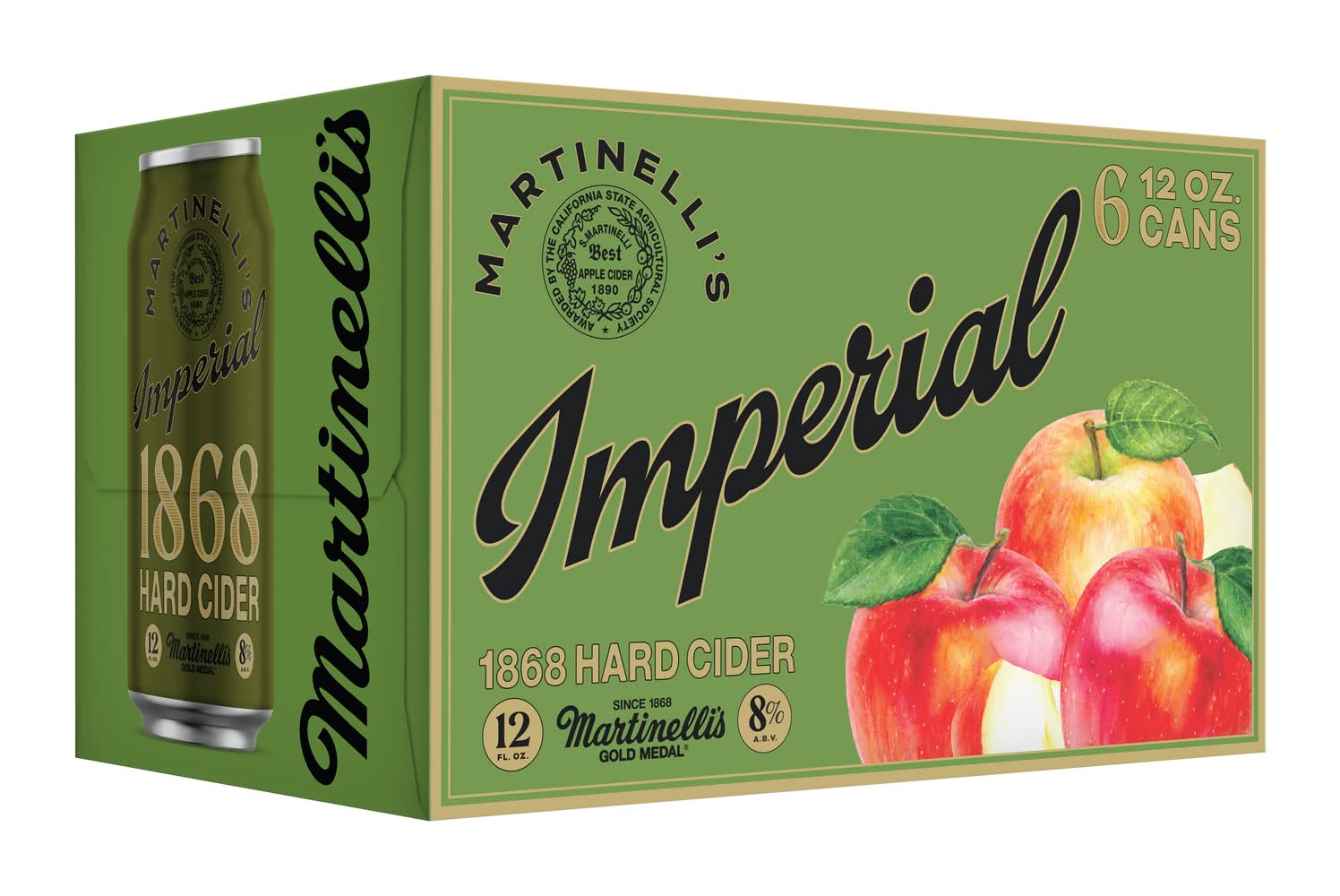 Martinelli's Imperial 1868 Hard Cider (6 x 12 fl oz)