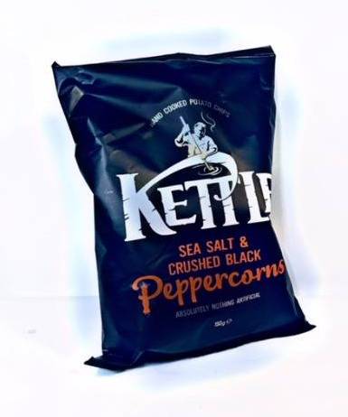 Kettle Chips Sea Salt And Black Peppercorn 150g