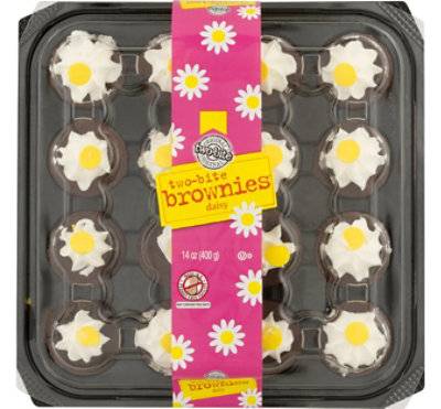Two Bite Daisy Brownies Party Platter