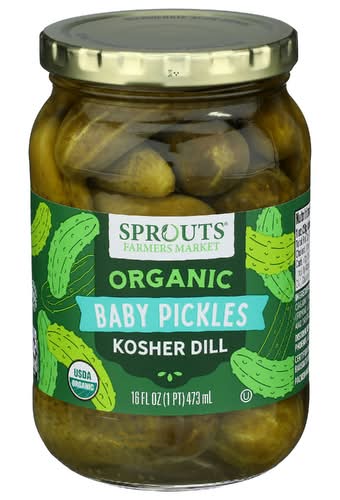 Sprouts Organic Kosher Dill Baby Pickles