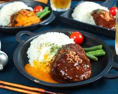 十割ハンバーグ。made of 阿波黒牛 静岡駅前店　Towari hamburger steak in Shizuoka Station