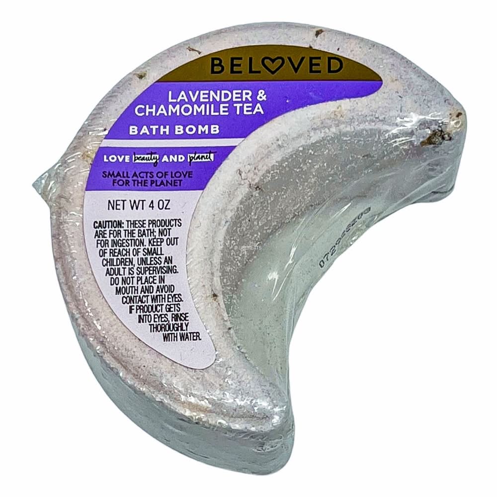 Beloved Lavender and Chamomile Tea Bath Bomb (4 oz)