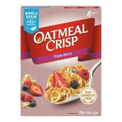 Oatmeal crisp céréales trio de petits fruits (399 g) - triple berry flavoured cereal (399 g)