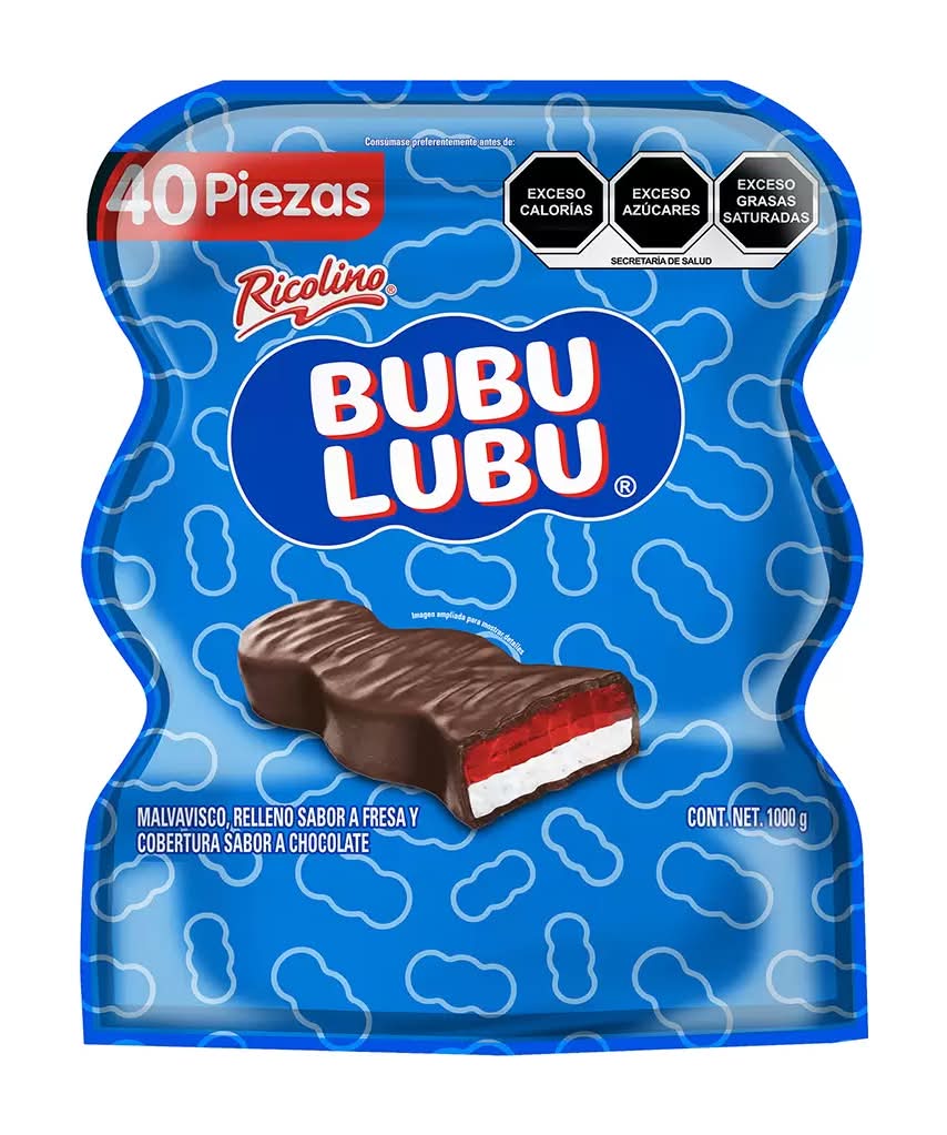 Ricolino · Malvavisco bubulubu, fresa (40 x 25 g)