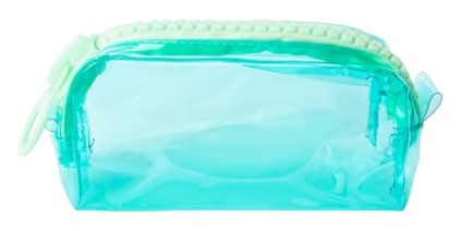 Transparent Color Pencil Case Green