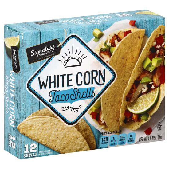 Signature Select White Corn Taco Shells (12 shells)