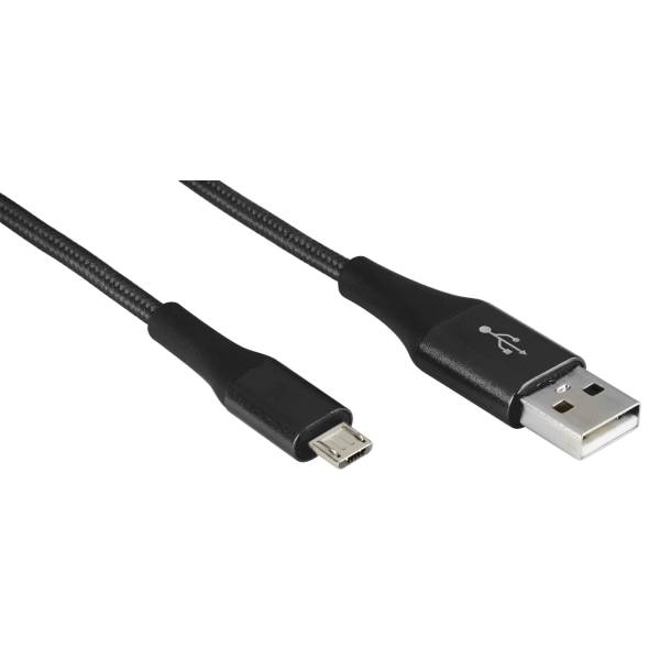 Ativa Micro Usb To Usb 2.0 Type-A Cable, 6', Black, 45379