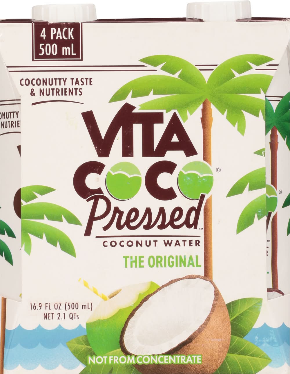 Vita Coco The Original Pressed Coconut Water (4 x 16.9 fl oz)