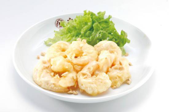 海老のマヨネーズ Shrimp in Mayonnaise Sauce