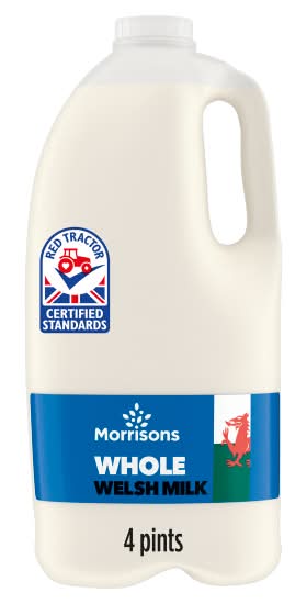 Morrisons Whole Welsh Milk (2.27L)