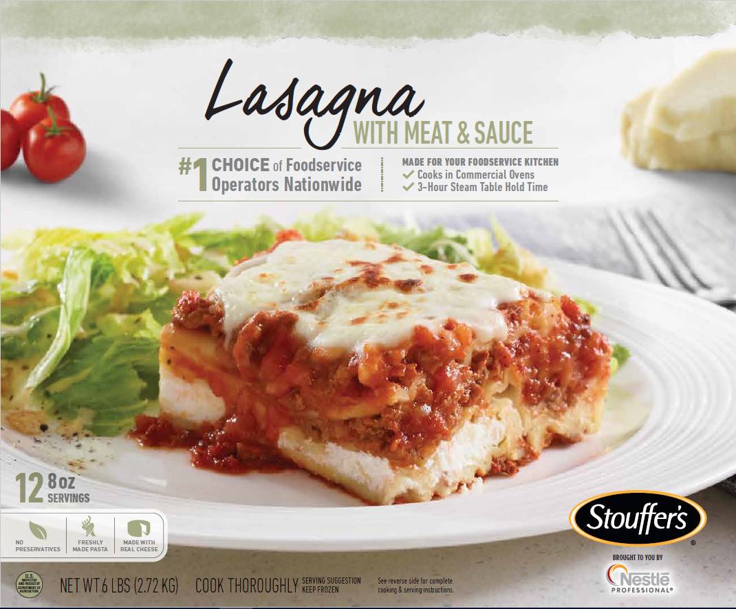 Stouffer's - Frozen Meat Lasagna - 6/96 oz Trays