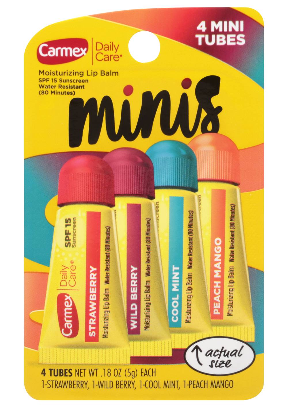 Carmex Daily Care Spf 15 Minis Moisturizing Lip Balm (0.72 oz)