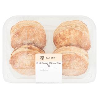 Co-op 4 Puff Pastry Mince Pies