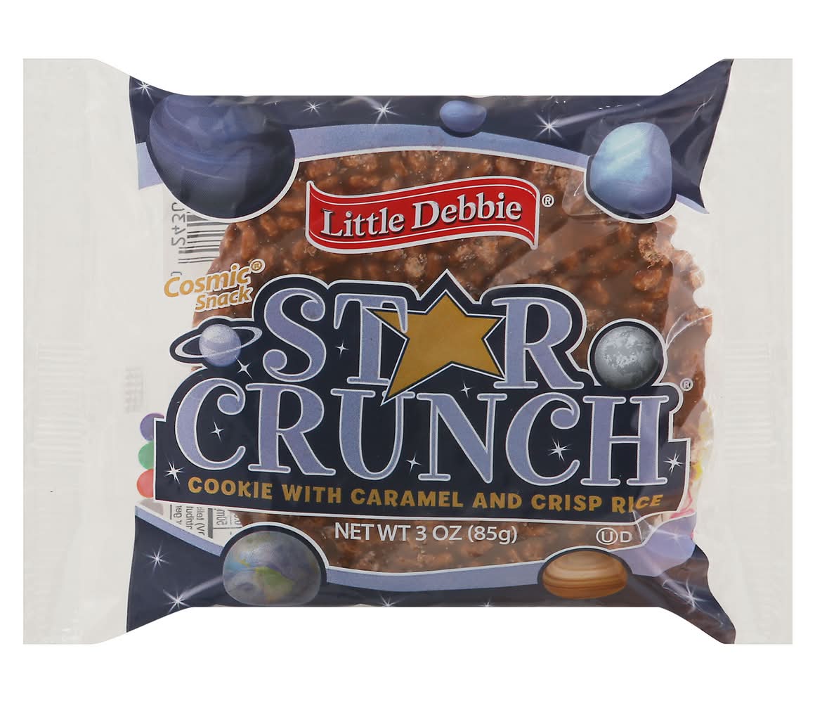 Little Debbie Star Crunch Caramel and Crisp Rice Cookie (3 oz)