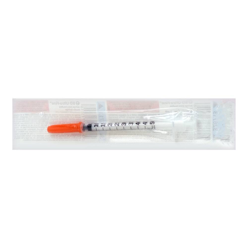 Bd jeringa para insulina ultra-fine 0.5 ml (1 pieza)