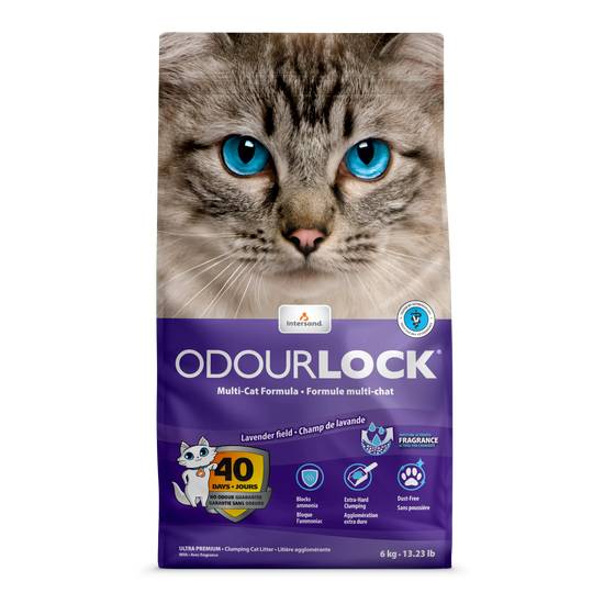 ARENA AGLUTINANTE DE ARCILLA ODOUR LOCK LAVANDA 11.35KG