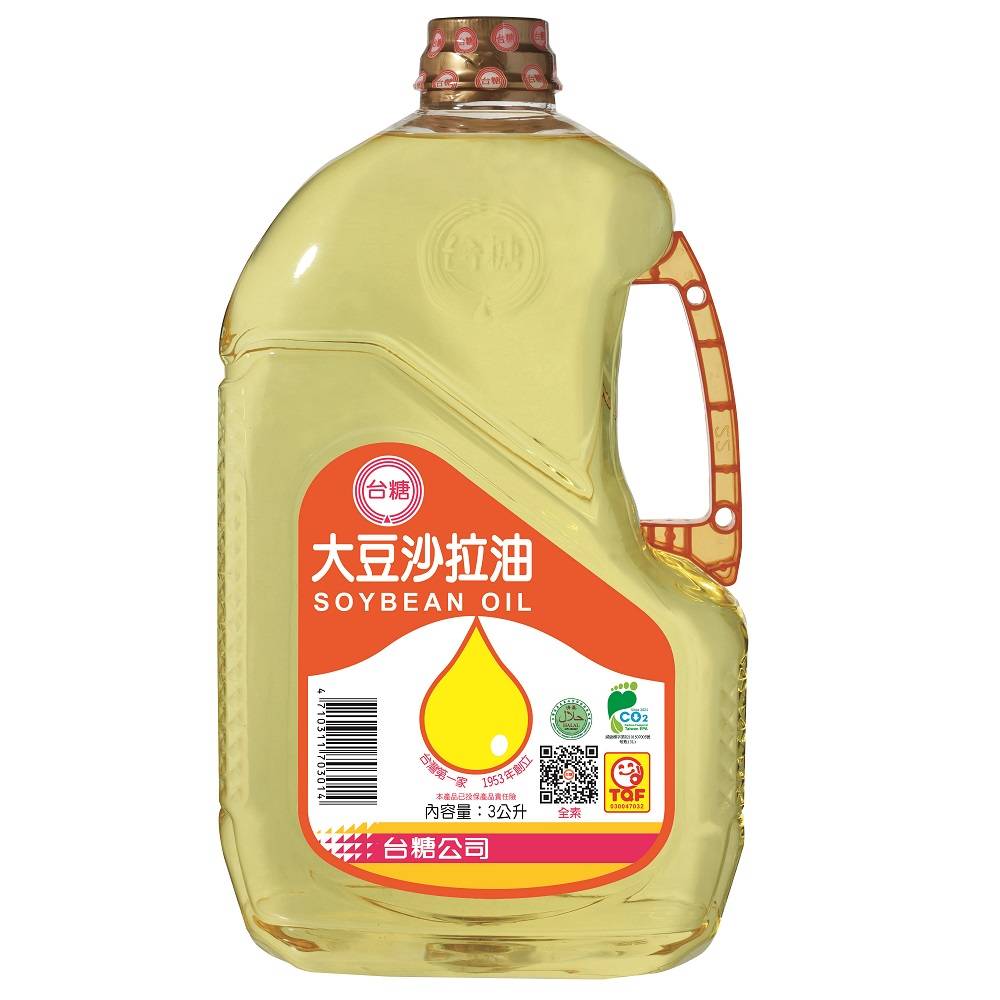 【限量】台糖大豆沙拉油 3L <3L公升 x 1 x 1Bottle瓶>