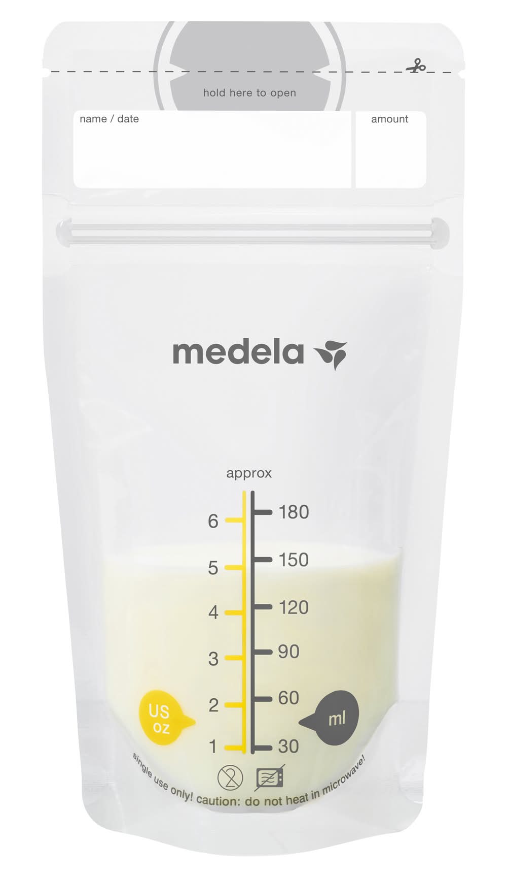Medela Breast Milk Storage Bags 180 ml (25 pack)