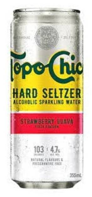 Topo Chico Strawberry Guava Hard Seltzer 24 oz