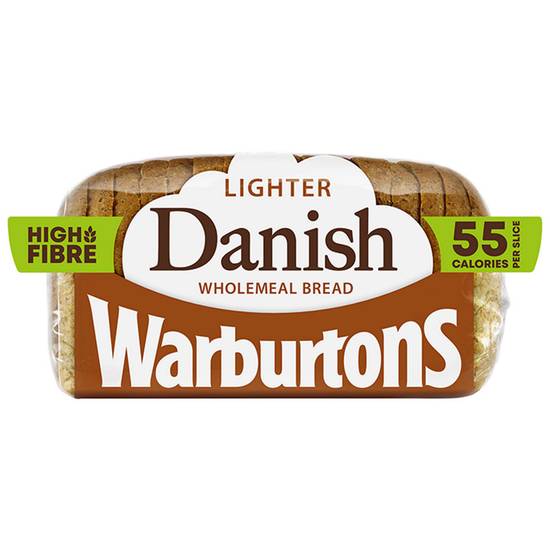 Warburtons Danish Lighter Wholemeal Bread 400g