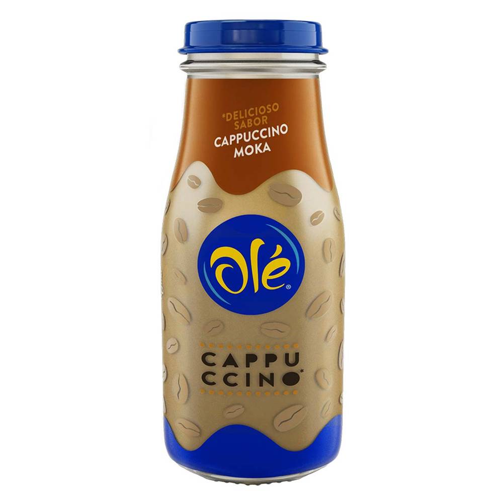 Café olé bebida de capuccino moka (botella 281 ml)