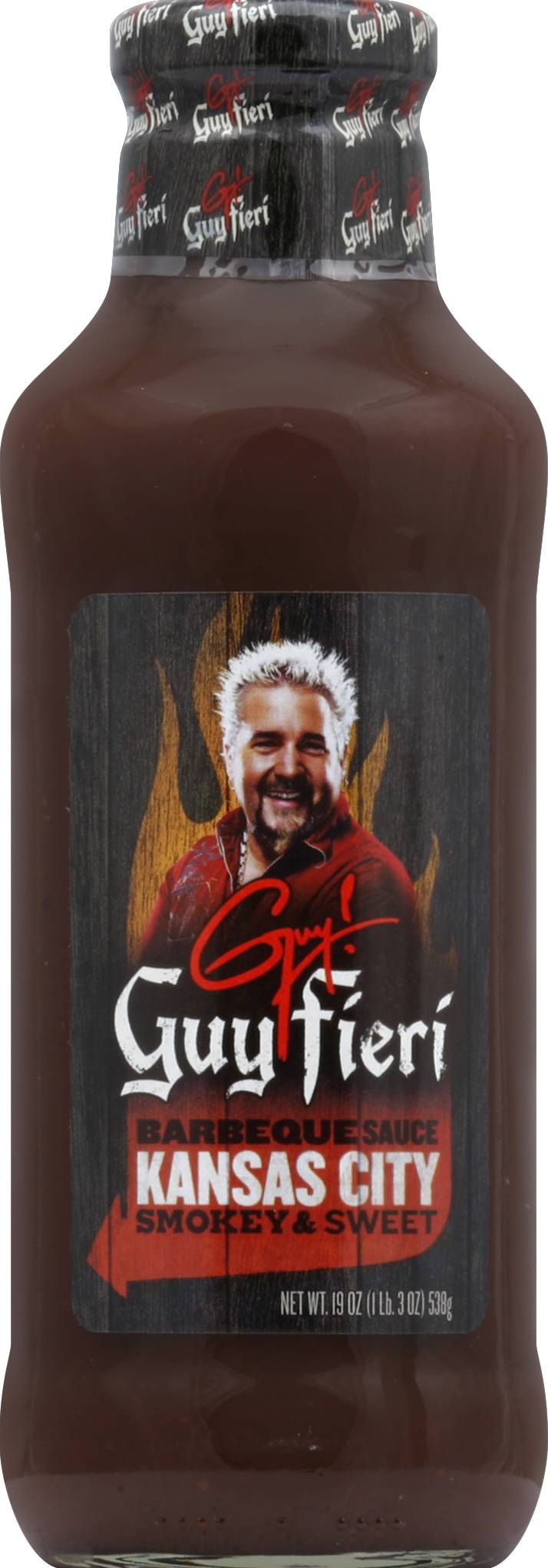 Guy Fieri Kansas City Smokey & Sweet Barbeque Sauce (1.19 lbs)