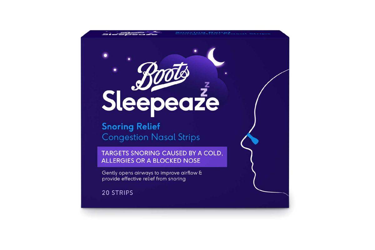 Boots Sleepeaze Snoring Relief Congestion Nasal Strips - 20 Strips