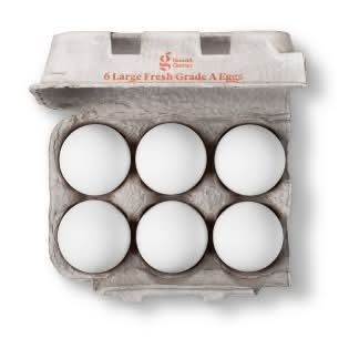 Good & Gather Grade a Eggs, Large (12 oz, 6 ct)