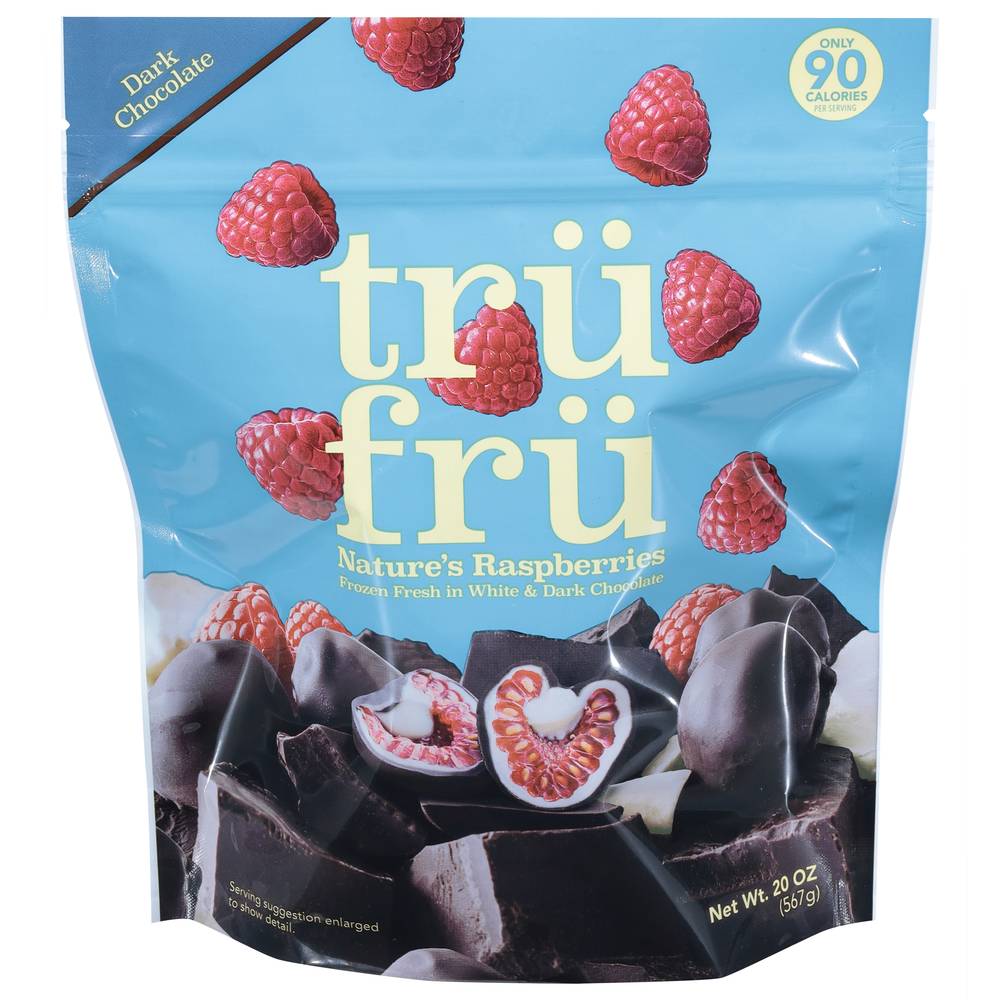 Tru Fru White & Dark Chocolate Nature's Raspberries (chocolate)