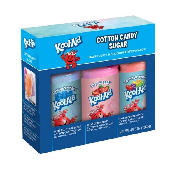Kool-Aid Cotton Candy Flossing Sugar, 3pk