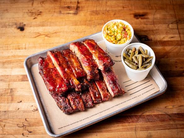 Full Rack of St. Louis Style Ribs + 2 Sides