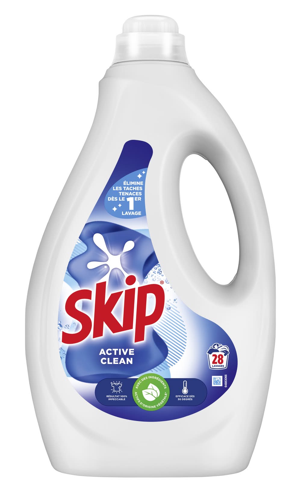 Skip - Lessive liquide nettoyage actif 28 lavages (1,18L)