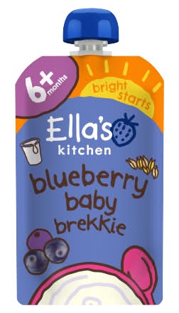 Ella's Kitchen Organic Blueberry & Pear Baby Brekkie Pouch (100g)