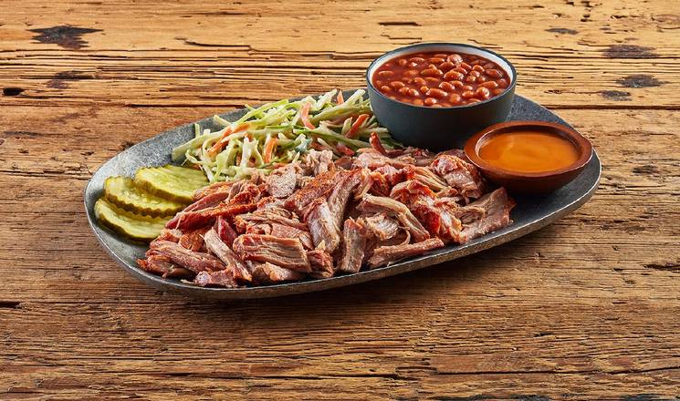 Order Pulled Pork Plate food online from Libby's BBQs store, Thomasville on bringmethat.com