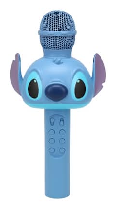 Disney Stitch Bluetooth® LED Karaoke Microphone Stitch Head