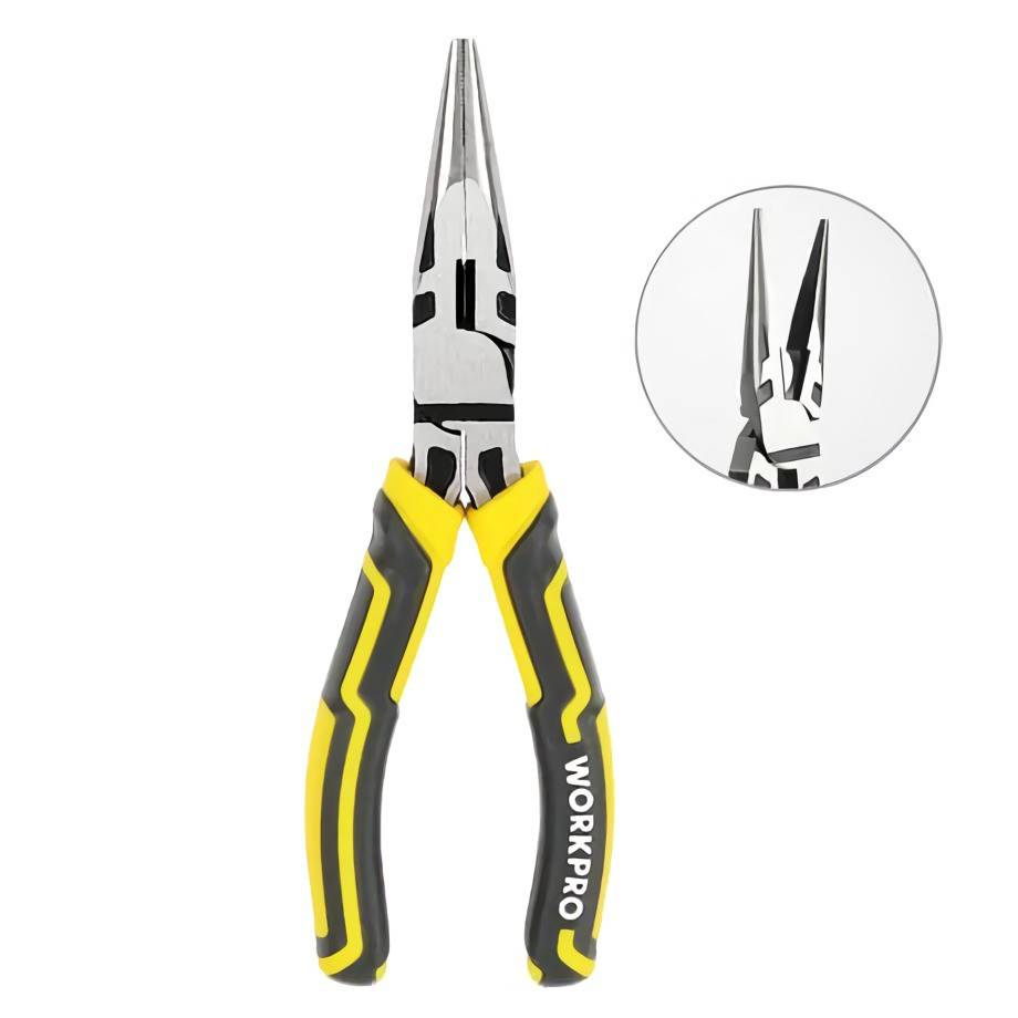 WORKPRO Long Nose Pliers 8"