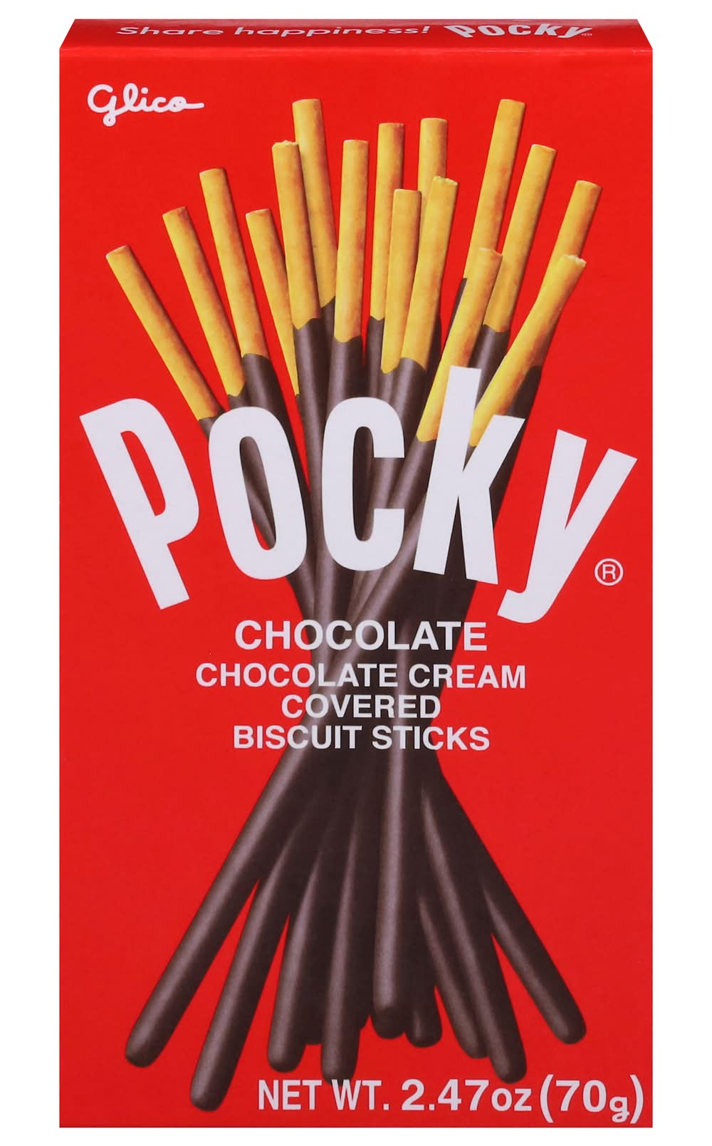 Pocky Cream Covered Biscuit Sticks, Chocolate (2.47 oz)