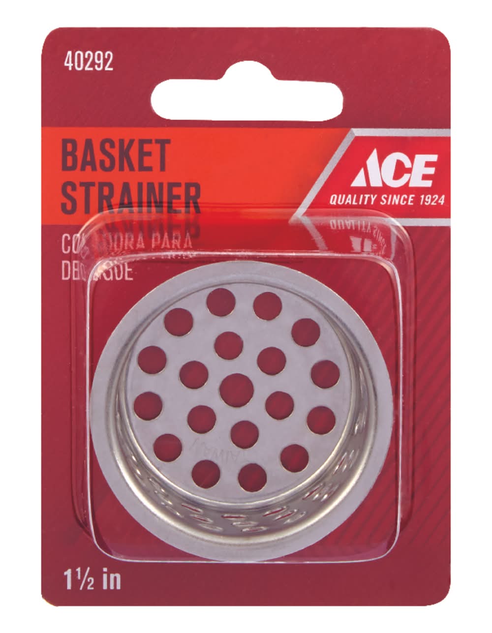 ACE 1-1/2 In. D Chrome Strainer Basket
