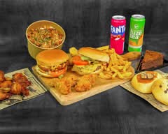 Mr Crousty and burger