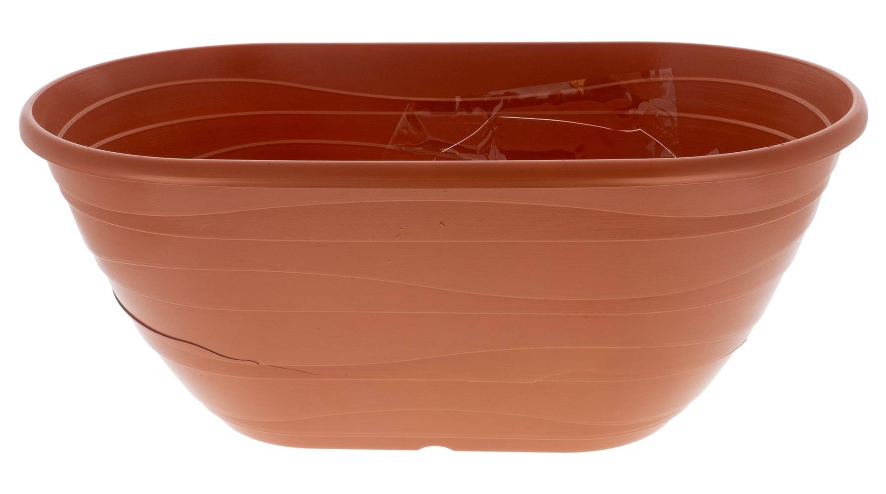 Pot à fleur oval en plastique