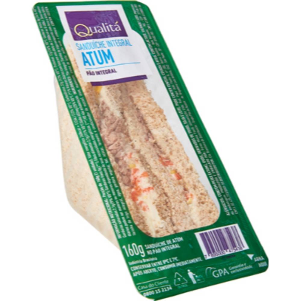Qualitá sanduíche natural de atum (160g)